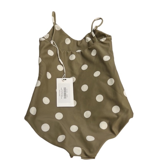 Jenni Kayne x Mikoh Mini Malia One Piece Willow Green Polka Dot Swimsuit… - Picture 2 of 5